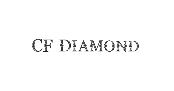 CF Diamond font thumbnail