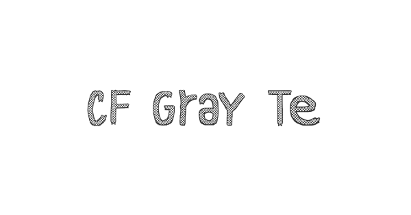 CF Gray Texture font thumbnail