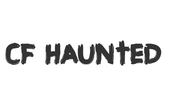 CF Haunted House font thumbnail
