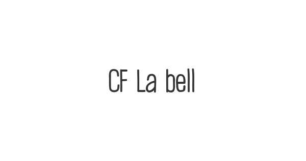 CF La belle Helene P font thumbnail