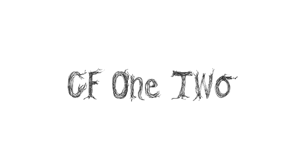 CF One Two Trees font thumbnail