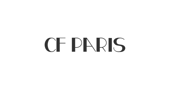 CF Paris font thumbnail
