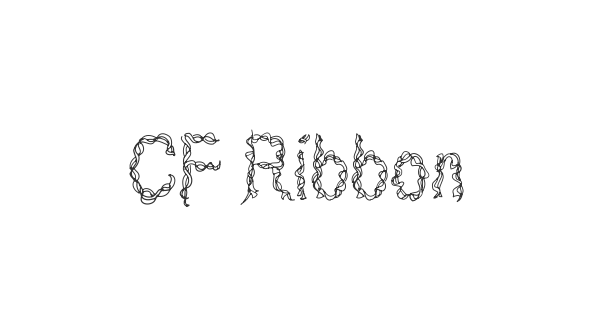 CF Ribbon font thumbnail