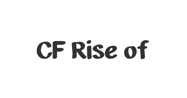 CF Rise of Nations font thumbnail