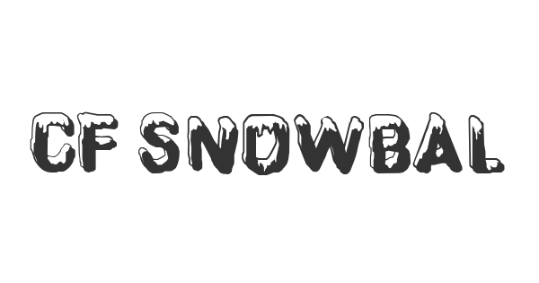 CF SnowBall font thumbnail