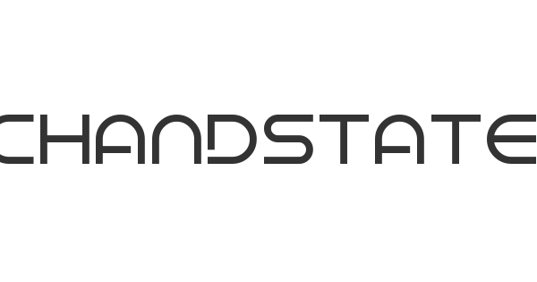 Chandstate font thumbnail