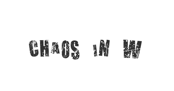 Chaos in Wisconsin font thumbnail