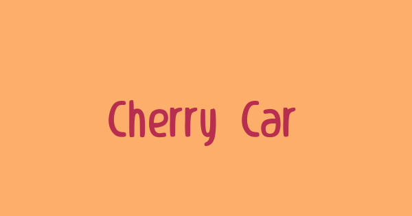 Cherry Caramel font thumbnail