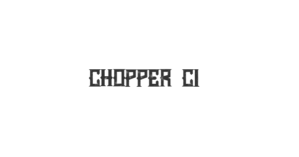 Chopper City font thumbnail