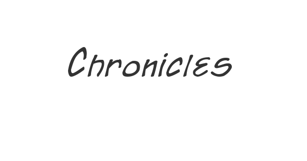 Chronicles of a Hero font thumbnail