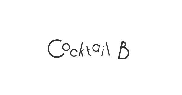 Cocktail Bubbly font thumbnail