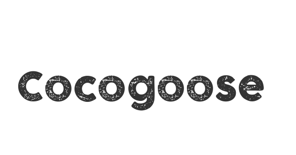Cocogoose Letterpress font thumbnail