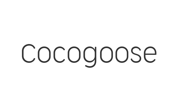 Cocogoose Narrows font thumbnail