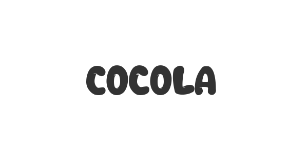 Cocola font thumbnail