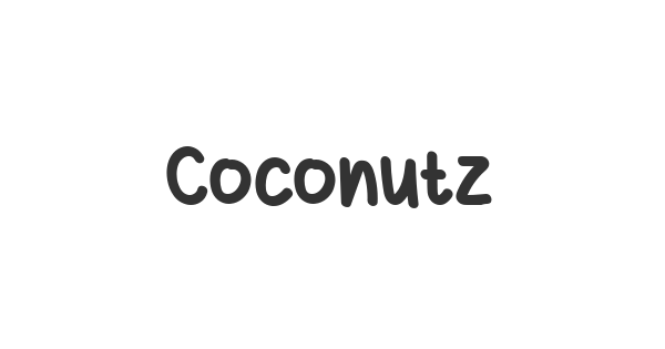 Coconutz font thumbnail