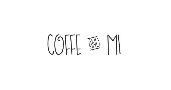 Coffe & Milk font thumbnail
