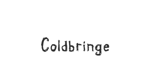 Coldbringer font thumbnail