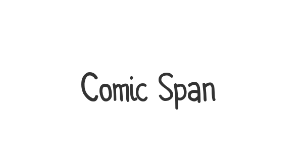 Comic Spans font thumbnail