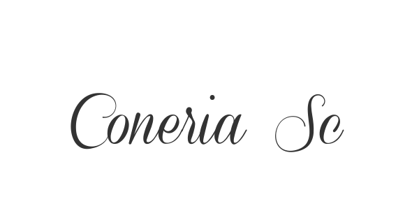 Coneria Script font thumbnail