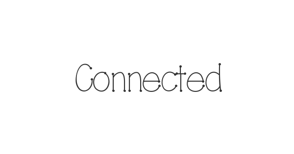 Connected font thumbnail