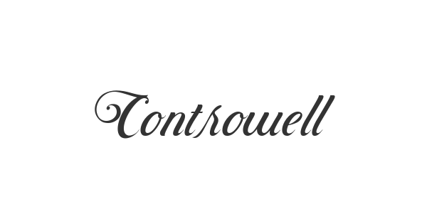 Controwell Script font thumbnail