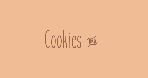 Cookies & Milk font thumbnail