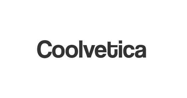 Coolvetica font thumbnail
