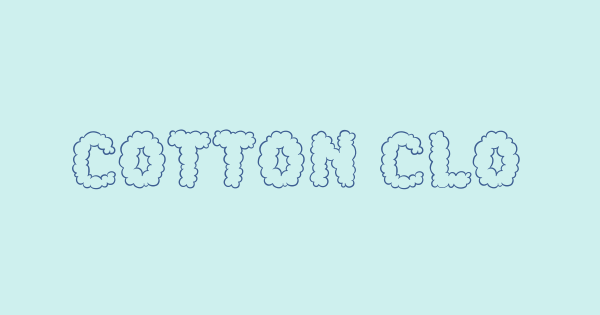 Cotton Cloud font thumbnail