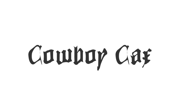 Cowboy Caxton font thumbnail