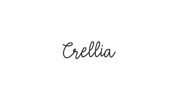 Crellia font thumbnail