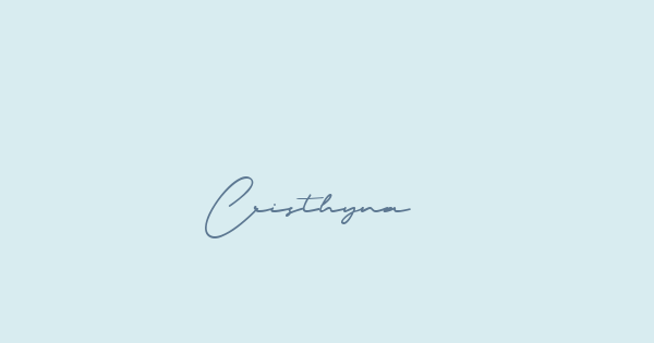 Cristhyna Signature font thumbnail