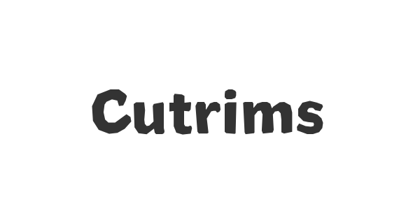 Cutrims font thumbnail