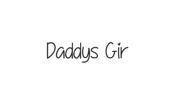 Daddys Girl font thumbnail