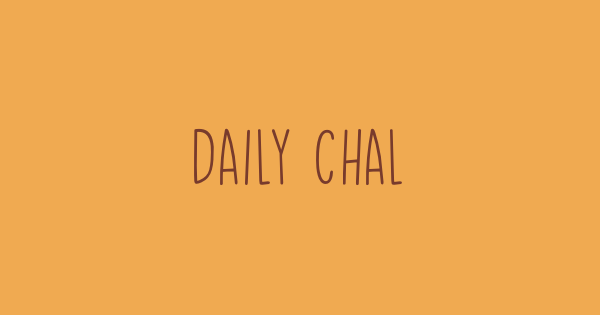 Daily Challenge font thumbnail