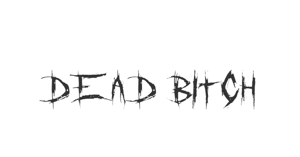 Dead Bitch font thumbnail