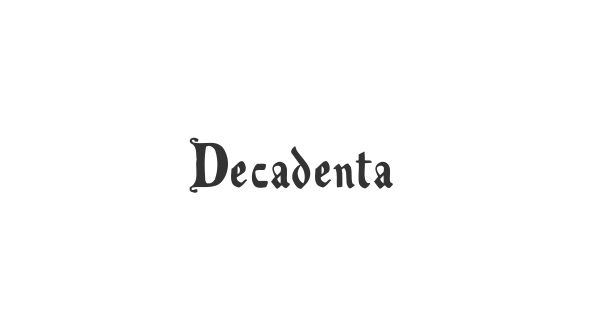 Decadenta Frax font thumbnail