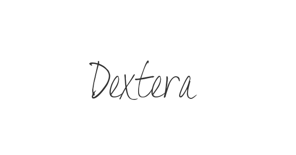 Dextera font thumbnail