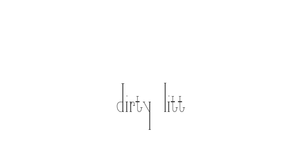 Dirty Little Secrets font thumbnail