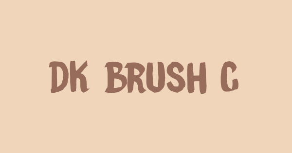 DK Brush Crush font thumbnail