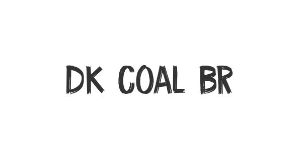 DK Coal Brush font thumbnail