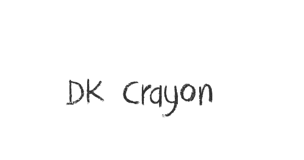 DK Crayon Crumble font thumbnail