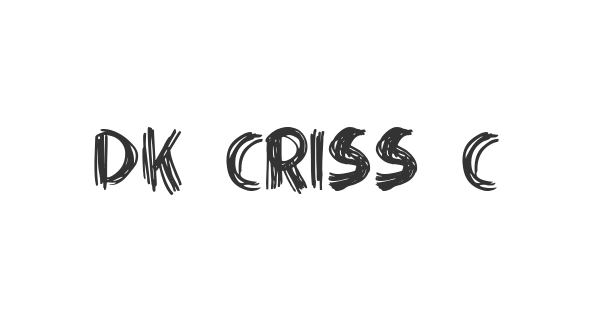 DK Criss Cross font thumbnail