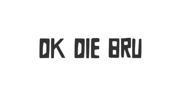 DK Die Bruecke font thumbnail
