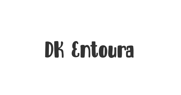 DK Entourage font thumbnail