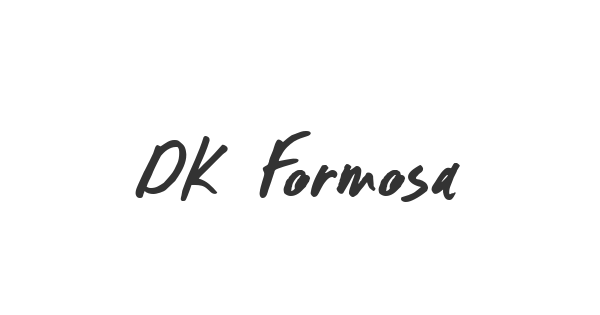 DK Formosa font thumbnail