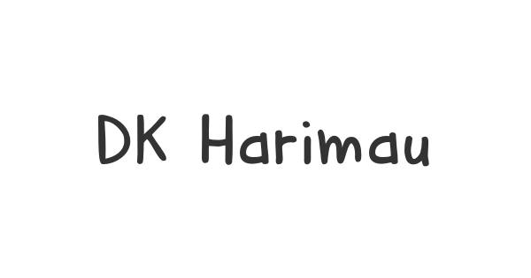 DK Harimau font thumbnail