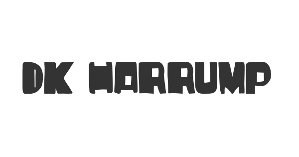 DK Harrumph font thumbnail