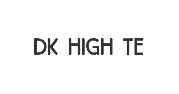 DK High Tea font thumbnail