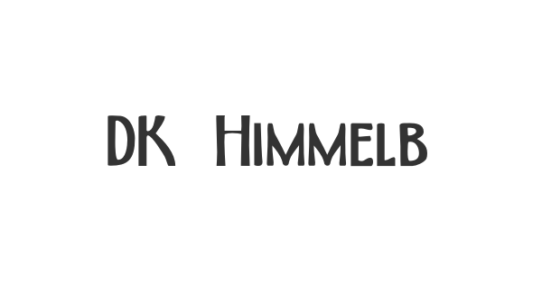 DK Himmelblau font thumbnail