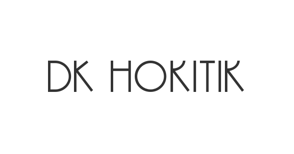 DK Hokitika font thumbnail